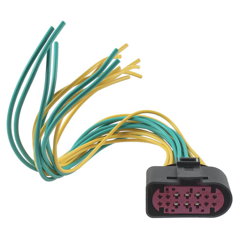 Fit for Ram 1500 2500 2013-2018 Xenon HID Projector Headlight Connector Harness Pigtail Plug......