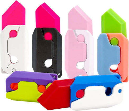 4 Pack Gravity Fidget Toys-3D Printing Fidget Knife Toy,Plastic EDC Fidget Toys for Kids & Adults, Anxiety Stress Relief Toy, Perfect for Autism a...