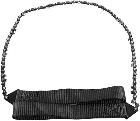 Manual Portable Folding Hand Chainsaw Gear Outdoor Kits for Camping Hiking Survival (Black)...