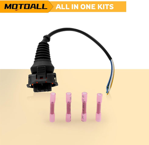 MOTOALL T-Map Sensor Pigtail Harness Wire Lead Wiring Connector Plug Cable Repair Kit 4 Way for 2875542 Polaris Scrambler RZR Sportsman Ranger 570...