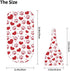 Love Hearts Dog Paw Print Newborn Swaddle Blankets Hat Sets Soft Baby Receiving Blanket Swaddle Sack for Baby Shower Infant Boy Girl Gift...