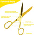 MultiBey Scissors Straight Recycled Stainless Steel 7" Copper Gold Multipurpose Fabric Leather Arts and Crafts Paper Shears Heavy Duty (Upgraded)...