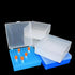 Cryogenic Boxes - Cryogenic Storage Box with Snap Clasp Lid,Blue/100 Place,Fits 1.5/2.0 mL Tubes and Vials (Pack of 1)...