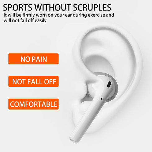 4 PCS Soft Silicone Earbud Covers - Anti-Slip and Anti-Drop Sport Ear Tips - Compatible with iPhone Ear Tips (White)......