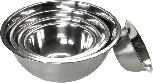 Chef Craft Brushed Mixing Bowl, 3-Quart, Stainless Steel...