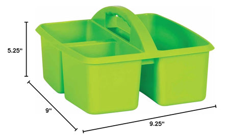 Teacher Created Resources Lime Plastic Storage Caddy...