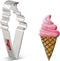 LILIAO Ice Cream Cookie Cutter for Summer - 1.9 x 4.5 inches - Stainless Steel...
