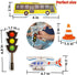 Foam Bath Toys for Toddlers- 29 Piece Vehicles Bath Stickers with Storage Bag Educational Floating Bathtub Traffic Preschool Non-Toxic Fun Bathing...