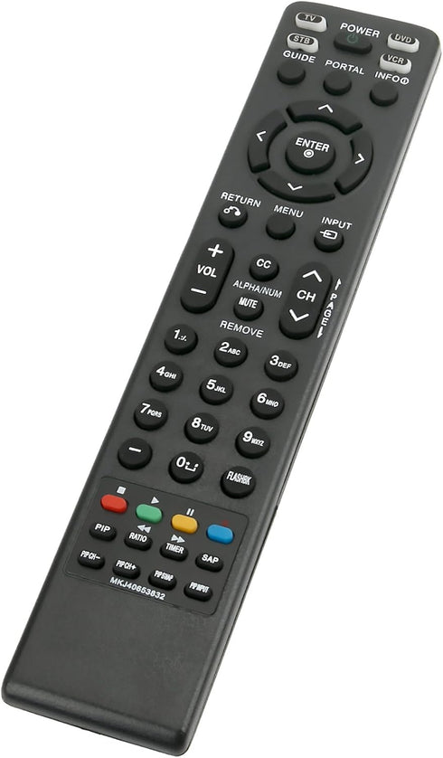 New Remote Replace MKJ40653832 Compatible with LG TV 32LD650H 32LD655H 32LD660H 32LD665H 32LG10HUA 32LG10H-UA 32LG700H 32LG700HUA 32LG700H-UA 32LG...