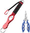 Fishing Pliers, Split Ring Pliers, Fishing Tool Set with Gripper, Line Cutter and Seadoo Knife, Camping and Ice Fishing Gift for Men...