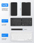 Samsers Foldable Bluetooth Keyboard - Portable Wireless Keyboard with Stand Holder, Rechargeable Full Size Ultra Slim Keyboard Compatible IOS Andr...