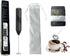 Milk Frother Wand with trip bag trip coffee bag,Handheld Stainless Steel - Battery Operated Coffee, Lattes, Cappuccino, Matcha - Froth Mate Milk &...