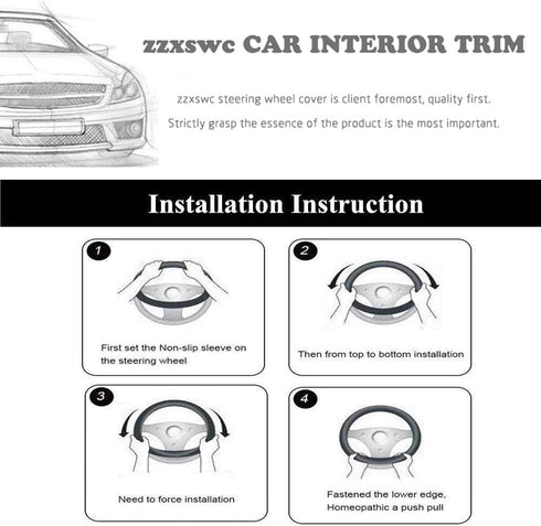 Bling Crown Leather Steering Wheel Cover Women Crystal Rhinestones Diamond Steering Covers 15inch Non Slip Car Protector Accessory Universal Fit M...