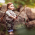 The Queen's Treasures 18 Inch Doll Clothes & Accessories, 4 Pc Fishing Outfit with Pants, Hat, Vest & Shirt, Compatible for Use with American Girl...