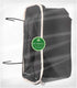 Canvas Bedside Storage Hanging Organizer for Dorm Bunk Bed Rails, Black Container for Tablet, Magazine, and Essentials, 11.81 X 7.48 X 5.11 Inches...