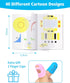 3D Pen Printing Drawing Book, Reusable Colored 40 Pattern Thick Paper Templates with Two Clear Plate, 3D Painting Graffiti Stencils for Kids DIY G...