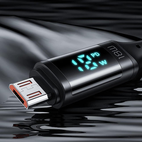mcdodo [ Micro USB Nylon Braided Sync Charge USB Data 4FT/1.2M Cable Compatible Samsung/HTC/MP3 More (Micro Black, 4FT/1.2M)...
