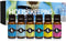 Housekeeping - Gift Set of 6 Premium Fragrance Oils - Clean Cotton, Lemon Blossom, Lemon Grass, Sweet Pea, Ocean Breeze and Mountain Rain - 10ML...