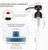 Stainless Steel Soap Brushed Nickel Dispenser Pump Replacement Bathrooom Countertop for Hand Wash &Soap, Kitchen Dish Soap, Syrup (1, Black)...