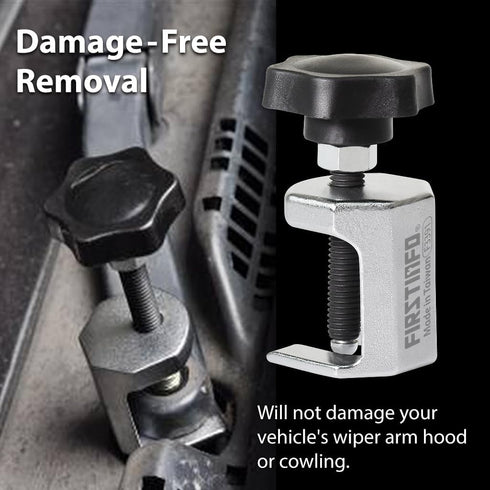 FIRSTINFO F3391 Heavy Duty Windshield Wiper Arm Puller/Remover, Lightweight, Opening Dimension: 0.59 Inch (15.2mm) Internal Height: 1.06" (27.2mm)...