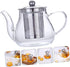 1 Set Teapot Loose Leaf Tea Pots Water Pitcher Loose Leaf Tea Maker Water Boiler Tea Infuser Kettle Tea Kettles Glass Tea Pot Handheld Water Jug S...