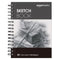 Amazon Basics Sketch Pad, 5.5"x8.5", 67 lb. / 100 gsm, 100 Sheets, White...