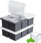 Large Ice Cube Tray for Whiskey: FDDBI Big Square Ice Cube Maker for Cocktail - 2Pack Silicone Old Fashioned Ice Cube Trays - 2inch Huge Cubed Ice...