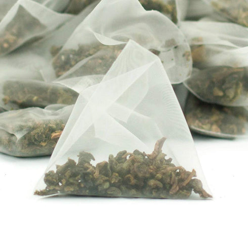 Decaffeinated Oolong Tea Bags, Great For Caffeine Free Hot Brew, Iced Or Kombucha Tea | Decaf Oolong Tea Triangles | 20 Tea Bag Sachets Makes 40 C...