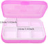 Honbay 4PCS 6 Compartments Waterproof Plastic Pill Organizer Box Case for Daily or Travel Use...