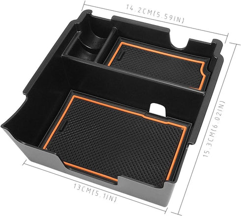 auovo Center Console Organizer for Subaru Crosstrek and Impreza 2018 2019 2020 2021 2022 2023 Interior Accessories Secondary Armrest Storage Tray ...