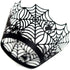 50 Pcs Spiderweb Cupcake Wrappers - Black Laser Cut Liners for Halloween Theme Party Decorations...