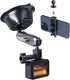 Suction Cup Mount for Gopro iPhone, Anti-Shake Metal Arm Car Camera Mount with 1/4 Thread & Phone Holder, Car Boat Windshield Window VLOG/Video Ho...