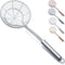 Strainer Spider Skimmers For Kitchen Cooking and Frying Food,Kyraton Stainless Steel Slotted Spoon Pasta Strainers Tomato Food Strainer Skimmer La...