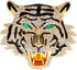 Rhinestone Roaring Tiger Brooch Women Men Crystal Enamel Tiger Head Brooch Pin For Party...