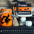 24 Pc Halloween Stencils for Painting on Wood (3x3 inch) - Holiday & Fall Stencils for Crafts Reusable for DIY Ornaments Ghost Decorations – Small...