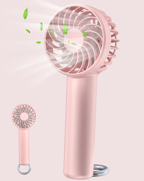 Portable Handheld Fan, Mini Portable Fan, 2000mAh Rechargeable USB Fan, 3 Speed Personal Small Desk Fan, Strong Airflow, Super Quiet, Pocket Fan w...
