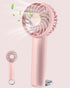 Portable Handheld Fan, Mini Portable Fan, 2000mAh Rechargeable USB Fan, 3 Speed Personal Small Desk Fan, Strong Airflow, Super Quiet, Pocket Fan w...