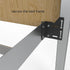 2 PCS Bed Frame Brackets Adapter for Headboard Extra Heavy Duty,Bed Frame Adapter Brackets, Queen Bed Modification Plate,Bed Headboard Frame Conve...