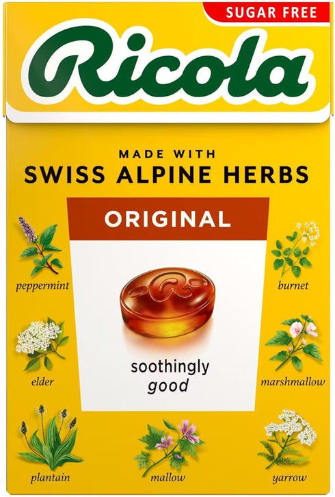 Ricola Original Swiss Herbal Sweets 45 g (Pack of 5)...