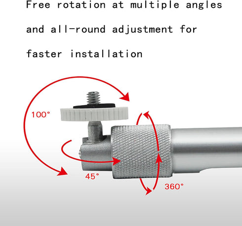 Telescopic Projector Camera Mounted Bracket Aluminium Alloy Perfect as Projector CCTV DVR DV Camera Trail Camera Mount for Home, Office or Classro...