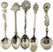 Falytemow Mini Spoons Vintage Demitasse Scoop for Seasoning Coffee Tea Dessert Drink Mixing Milkshake Spoon Tableware Set of 5...