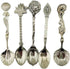 Falytemow Mini Spoons Vintage Demitasse Scoop for Seasoning Coffee Tea Dessert Drink Mixing Milkshake Spoon Tableware Set of 5...