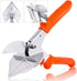 Multi Angle Miter Shear Cutter, 45-135 Degree Adjustable Angle Scissors Trim Shears Hand Tools For Cutting Soft Wood, Plastic, Pvc And Other...