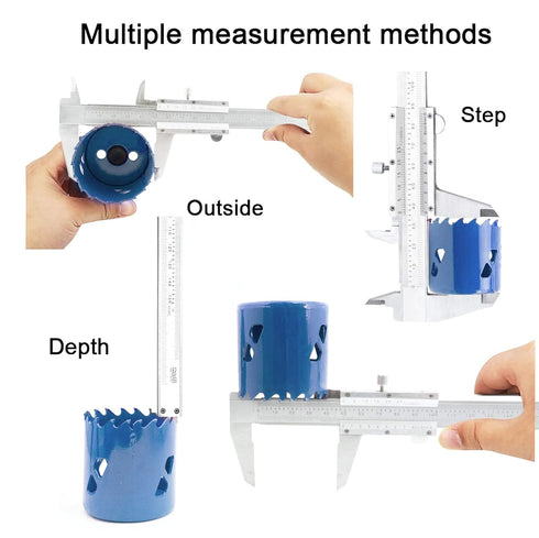 Vernier Caliper, 0-6inch/0-150mm Manual Micrometer Caliper, Stainless Steel Non Digital Caliper,0.02mm/0.001" High Precision Caliper, Durable Slid...