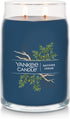 Yankee Candle Bayside Cedar Scented, Signature 20oz Large Jar 2-Wick Candle, Over 60 Hours of Burn Time...