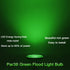 Par38 Green Light Bulb - 15W (100Watt Equivalent) - E26 Green Flood Lights 2 Pack, Party Decoration, Porch, Home Lighting, Holiday Lighting, Hallo...
