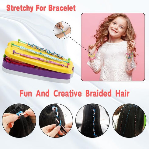 Girl Birthday Gift, Friendship Bracelet Making Kit for Girls, 6 7 8 9 10 11 12 Year Old Girls Gifts Ideas, Arts and Crafts for Kids Ages 8-12, Str...