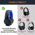 SOULWIT Replacement Ear Pads for Sony Gold Wireless Playstation PS4 Headset, Earpads Cushions for 2014 Version (Model CECHYA-0083) Headphone - 008...