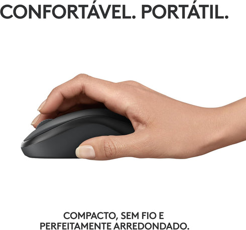 Logitech M240 Silent Bluetooth Mouse, Wireless, Compact, Portable, Smooth Tracking, 18-Month Battery, for Windows, macOS, ChromeOS, Compatible wit...