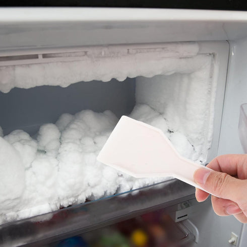 MAGICLULU 1pc Plastic Refrigerator Shovel White Refrigerator Scraper With Handle Refrigerator De-Ice Scraper for Kitchen......
